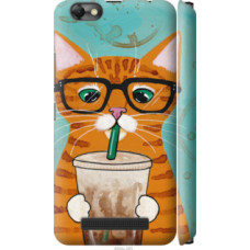 Чехол на Lenovo Vibe C A2020 Зеленоглазый кот в очках (4054c-283)