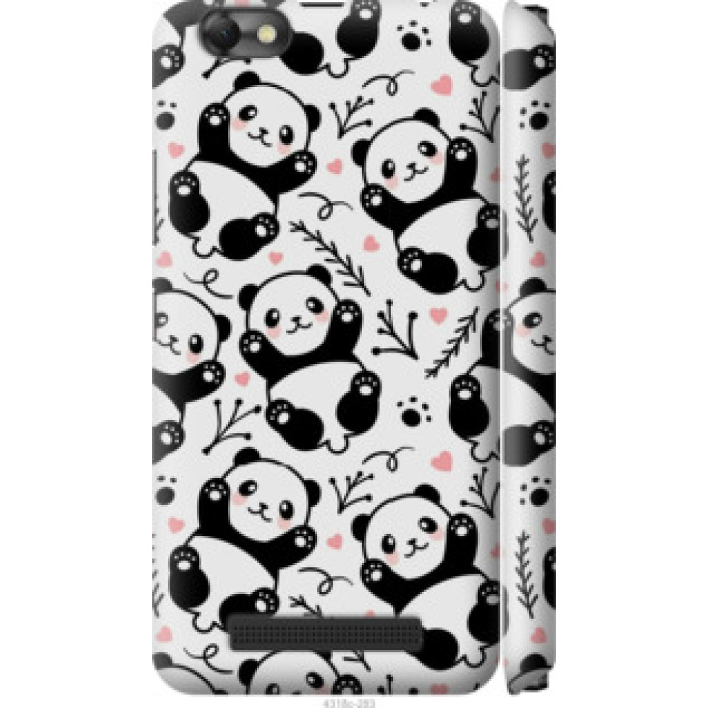 Чехол на Lenovo Vibe C A2020 Панды (4318c-283)