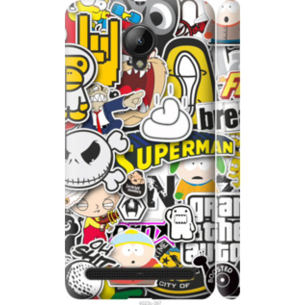 Чохол на Lenovo Vibe C2 Popular logos (4023c-397)