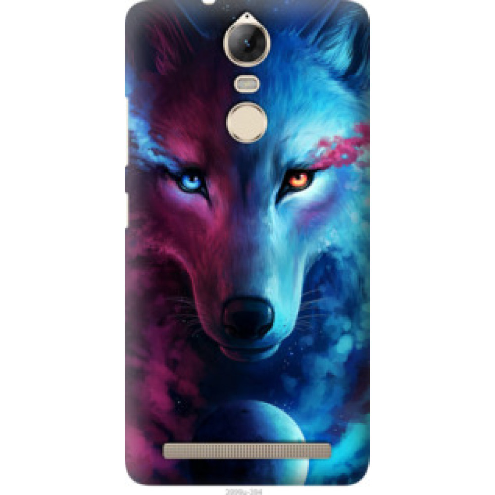 Чехол на Lenovo Vibe K5 Note A7020a40 Арт-волк (3999u-989)