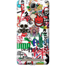Чехол на Lenovo Vibe K5 Note Pro Many different logos (4022u-394)