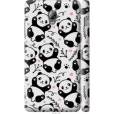 Чехол на Lenovo Vibe P1 Панды (4318c-152)