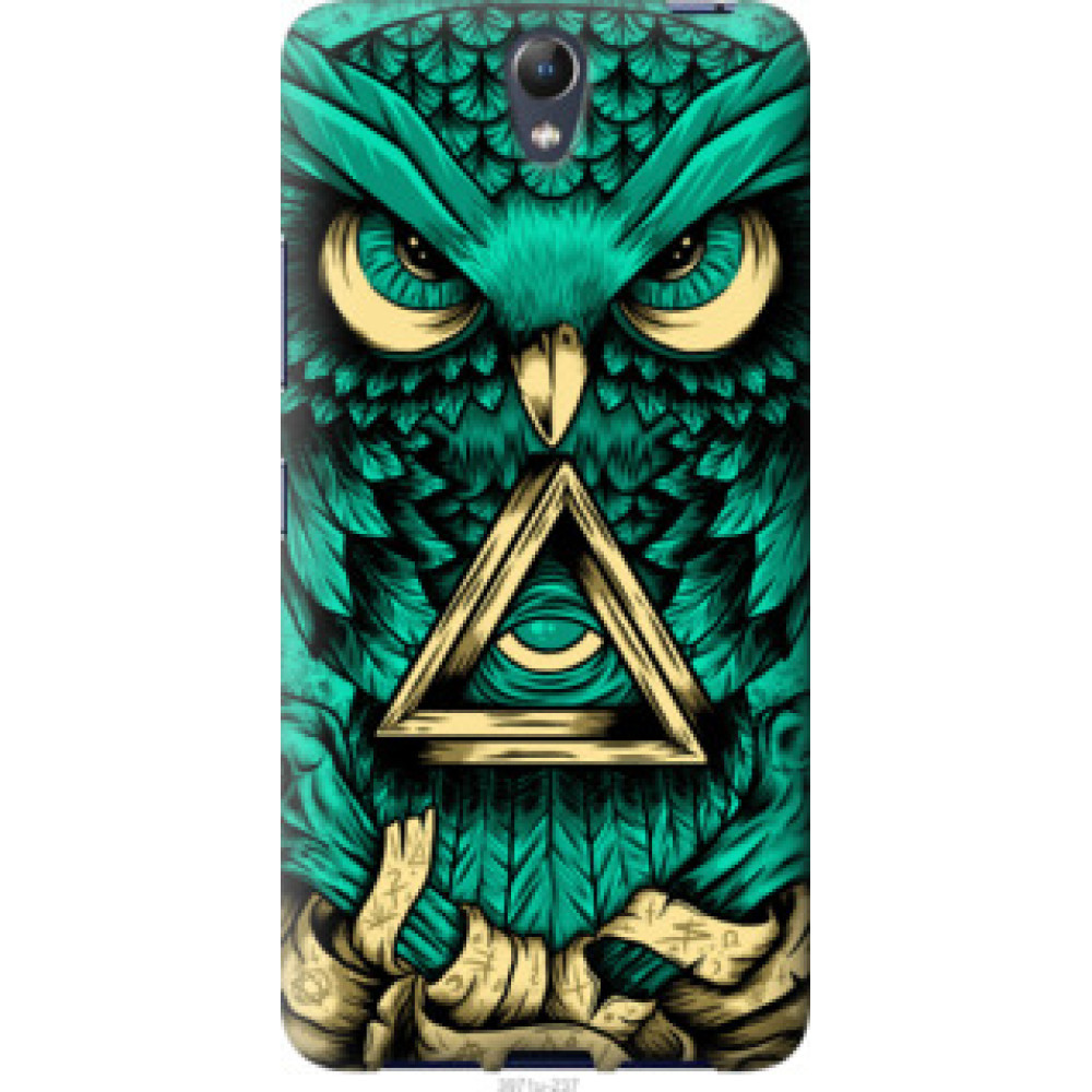 Чехол на Lenovo Vibe S1 Сова Арт-тату (3971u-237)