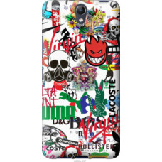 Чехол на Lenovo Vibe S1 Many different logos (4022u-237)