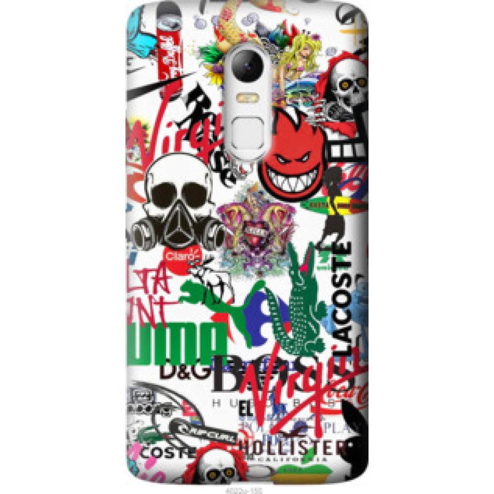 Чохол на Lenovo Vibe X3 Many different logos (4022u-155)