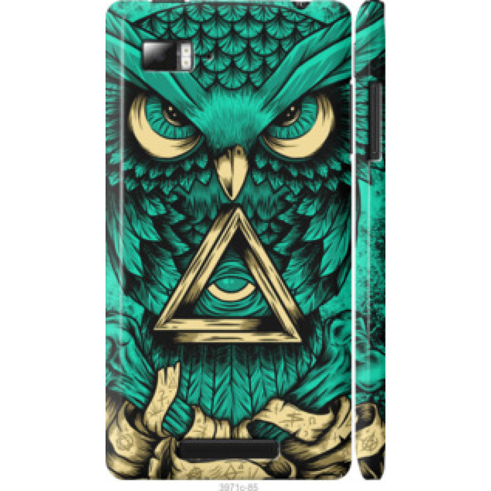 Чехол на Lenovo Vibe Z K910 Сова Арт-тату (3971c-85)
