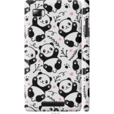 Чехол на Lenovo Vibe Z K910 Панды (4318c-85)