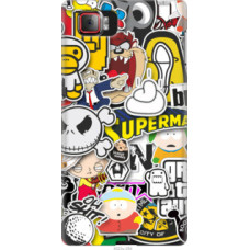 Чехол на Lenovo Vibe Z2 Pro k920 Popular logos (4023u-284)