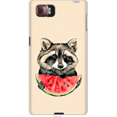Чехол на Lenovo Vibe Z2 Pro k920 Енотик с арбузом (4605u-284)