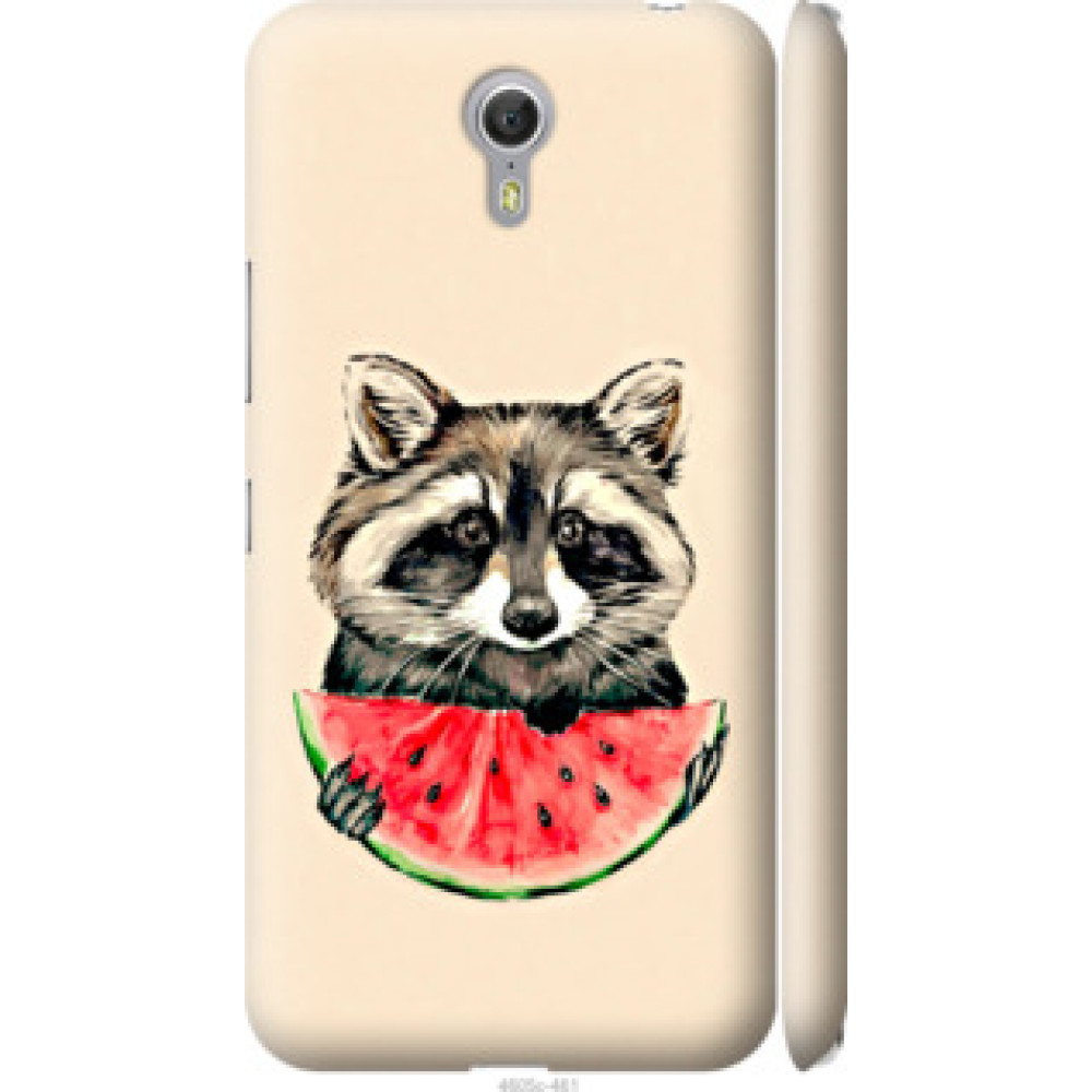 Чохол на Lenovo ZUK Z1 Енотик с арбузом (4605c-461)