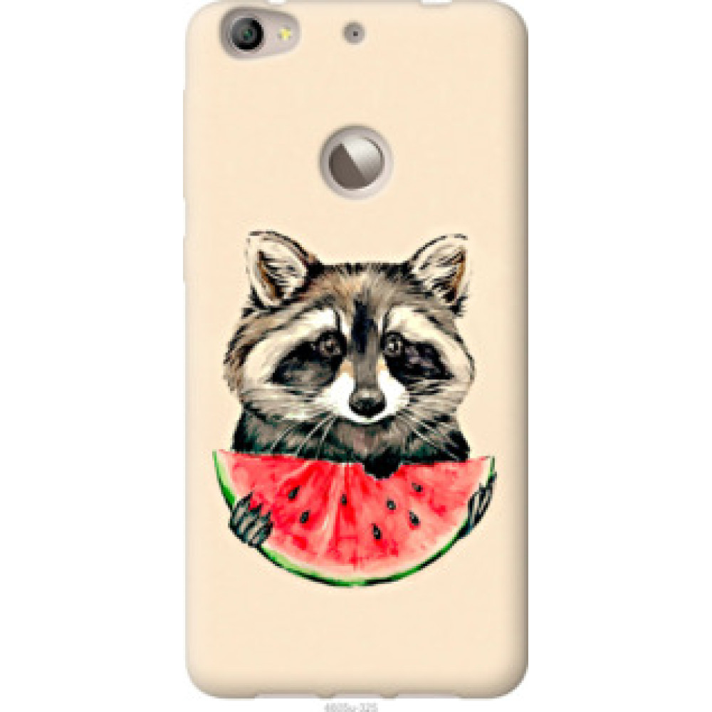 Чохол на LeTV Le 1s Енотик с арбузом (4605u-325)