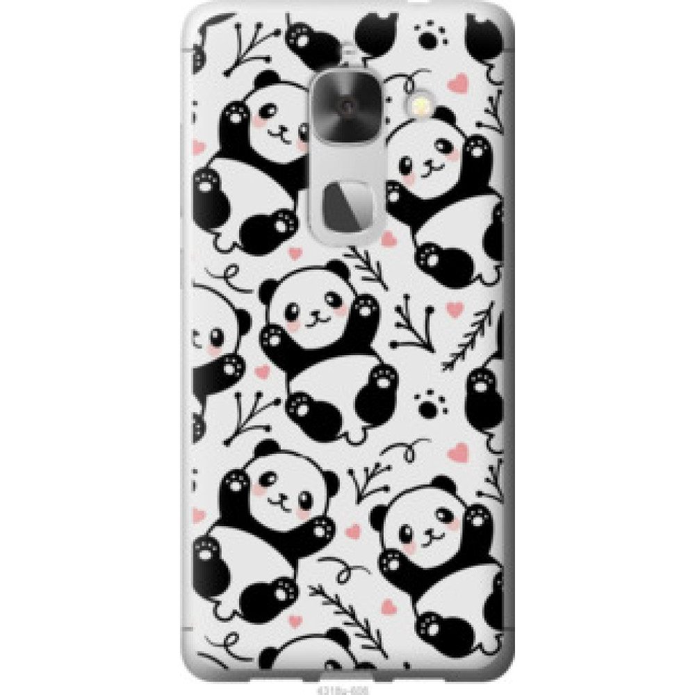 Чехол на LeTV LeEco Le Max 2 Панды (4318u-606)