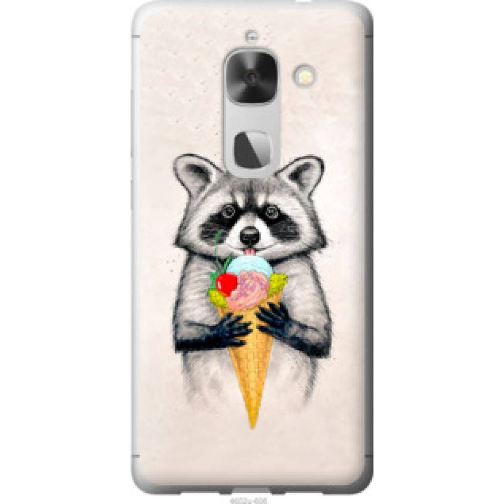 Чехол на LeTV LeEco Le Max 2 Енотик с мороженым (4602u-606)