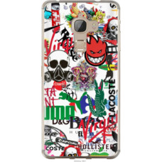 Чехол на LeTV Max X900 Many different logos (4022u-381)