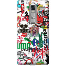 Чехол на LG Class H650E Many different logos (4022u-241)