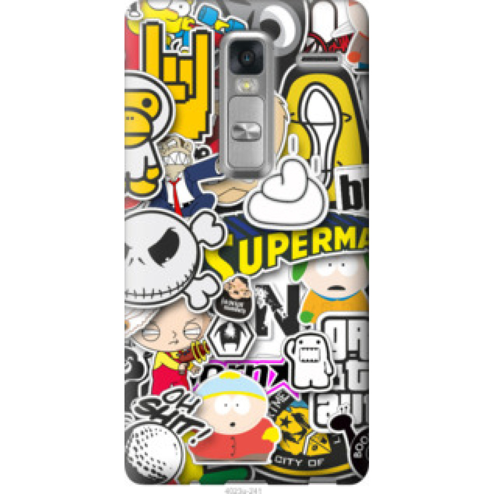 Чехол на LG Class H650E Popular logos (4023u-241)