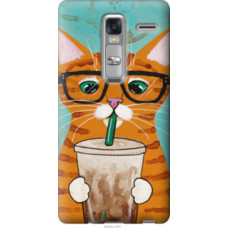 Чехол на LG Class H650E Зеленоглазый кот в очках (4054u-241)