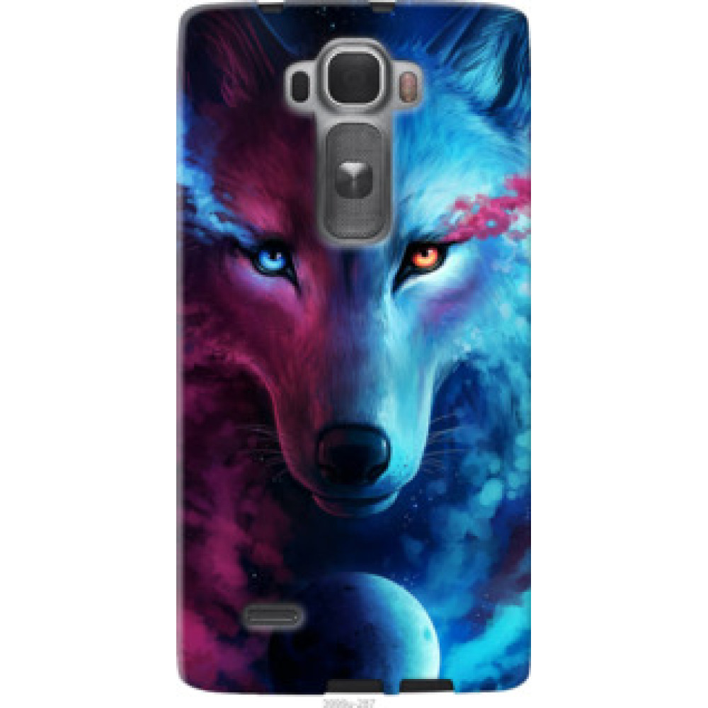 Чехол на LG G Flex2 Арт-волк (3999u-287)