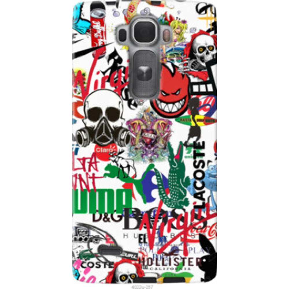 Чохол на LG G Flex2 Many different logos (4022u-287)