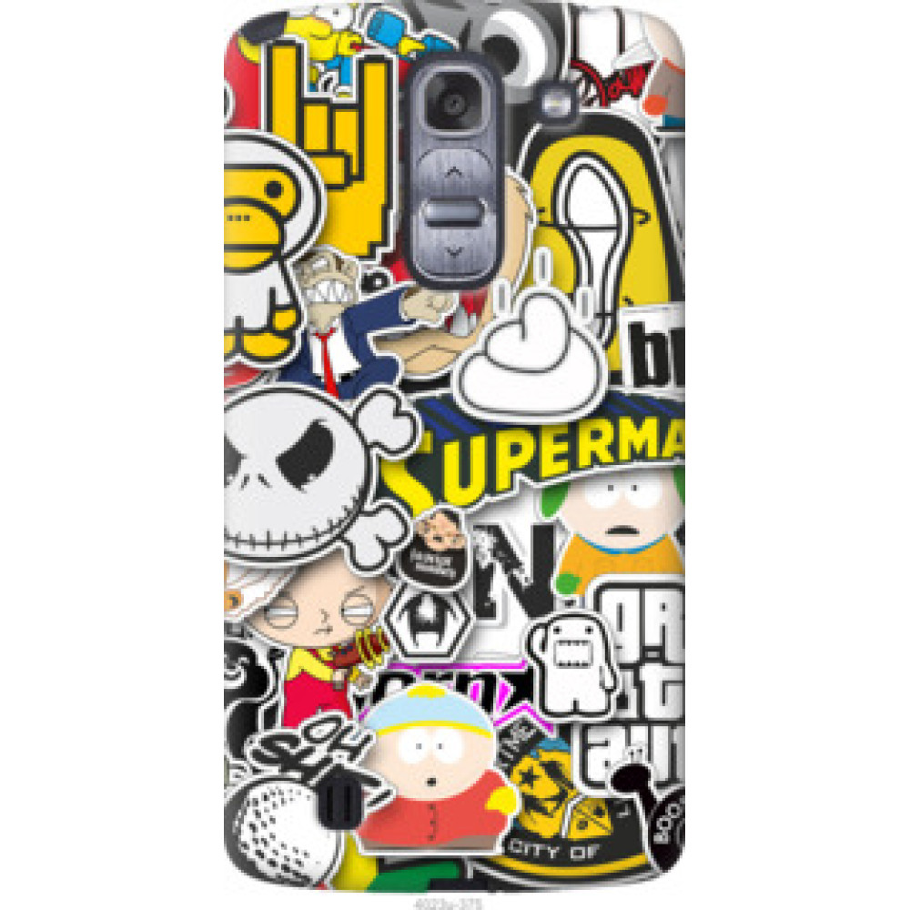 Чехол на LG G Pro 2 D838 Popular logos (4023u-375)
