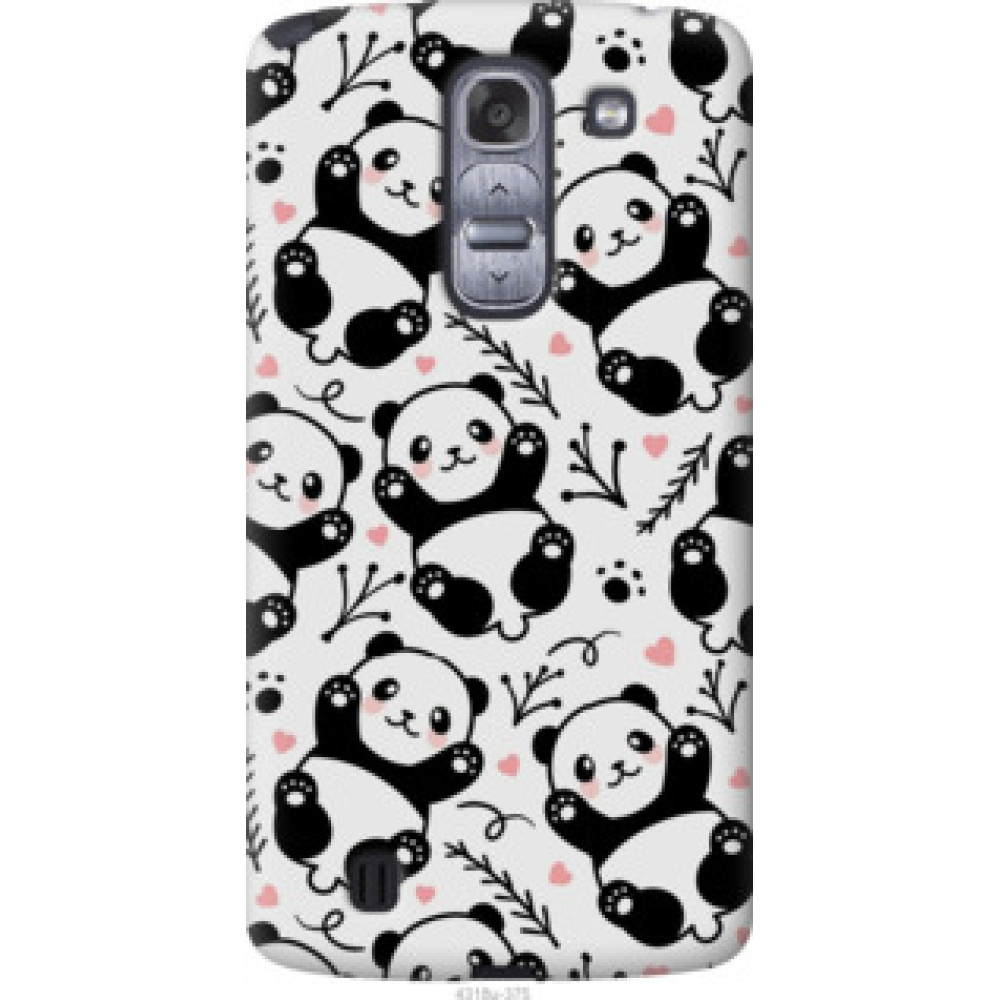 Чехол на LG G Pro 2 D838 Панды (4318u-375)