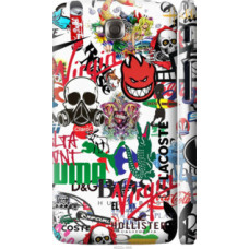 Чехол на LG G Pro Lite Dual D686 Many different logos (4022c-440)