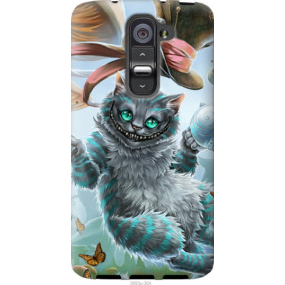 Чехол на LG G2 mini D618 Чеширский кот 2 (3993u-304)