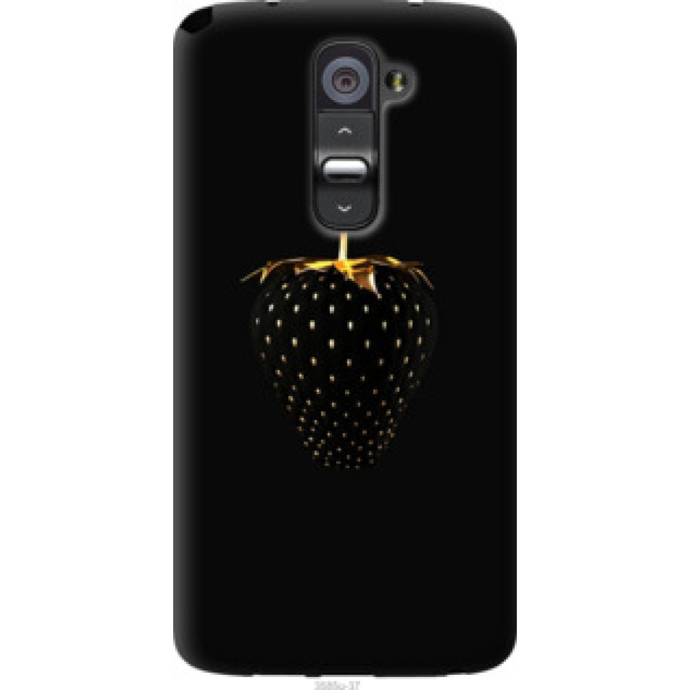 Чехол на LG G2 Черная клубника (3585u-37)