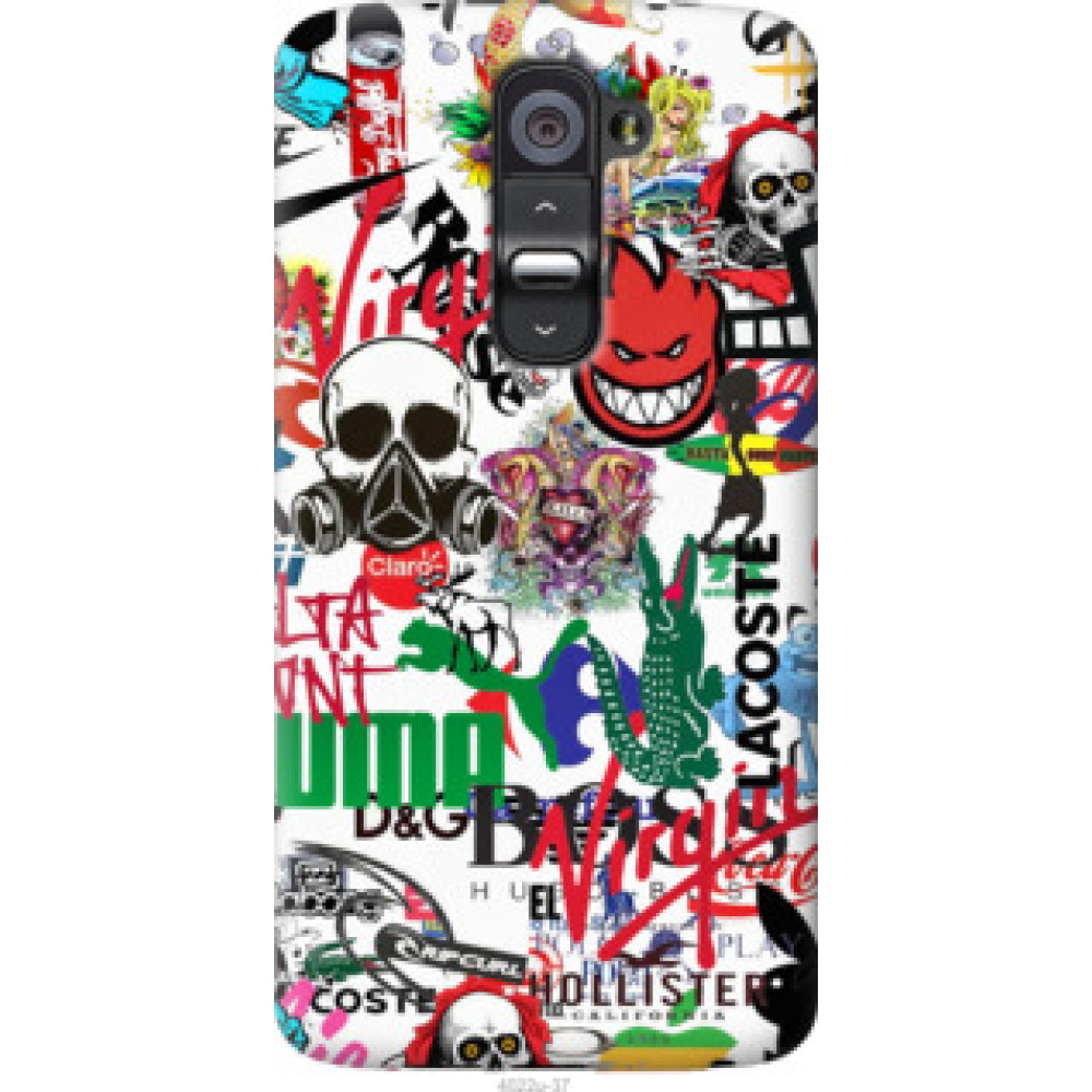 Чохол на LG G2 Many different logos (4022u-37)