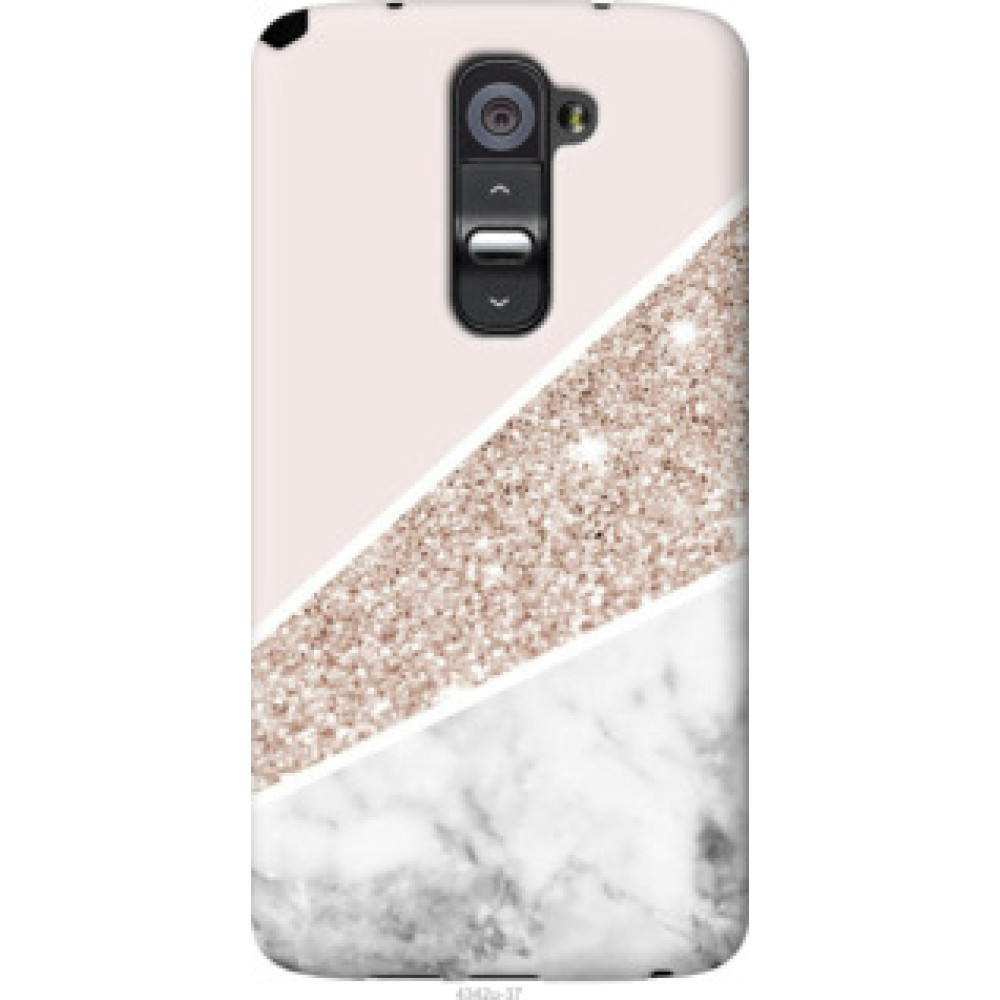 Чехол на LG G2 Пастельный мрамор (4342u-37)