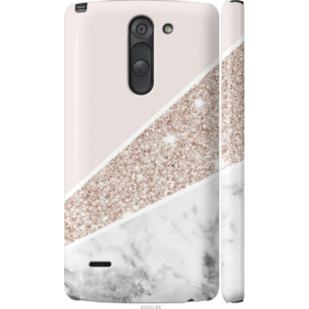Чехол на LG G3 Stylus D690 Пастельный мрамор (4342c-89)