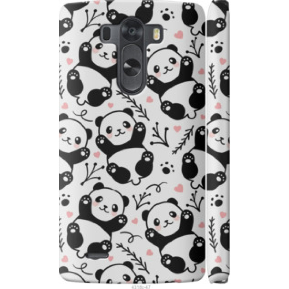 Чохол на LG G3 D855 Панды (4318c-47)