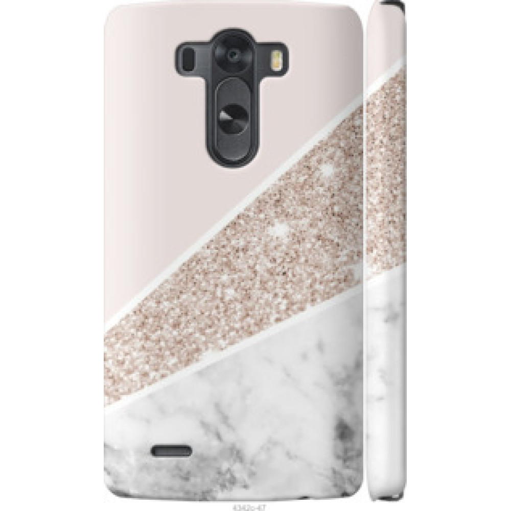 Чохол на LG G3 D855 Пастельный мрамор (4342c-47)