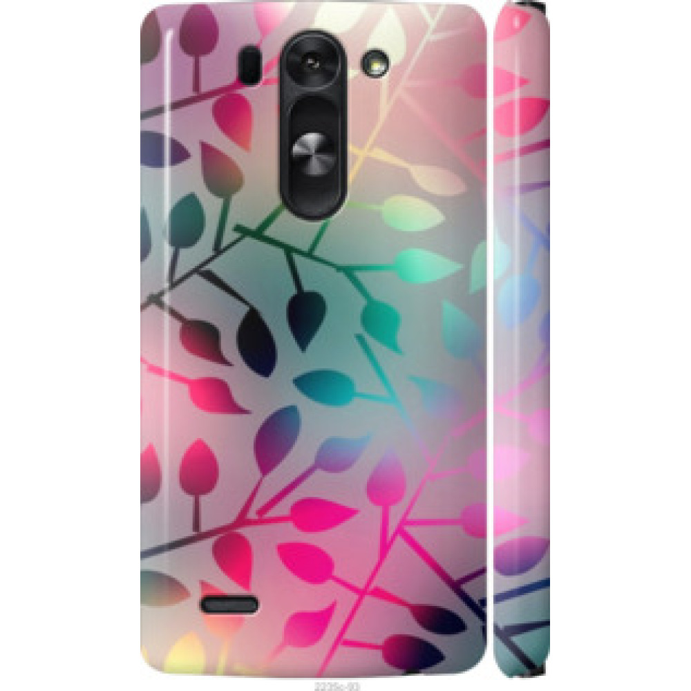 Чехол на LG G3s D724 Листья (2235c-93)