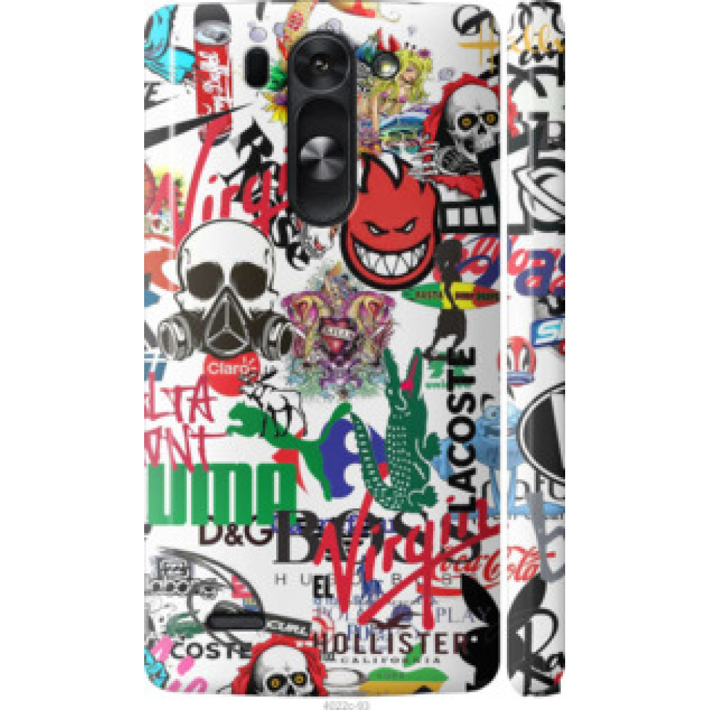 Чохол на LG G3s D724 Many different logos (4022c-93)