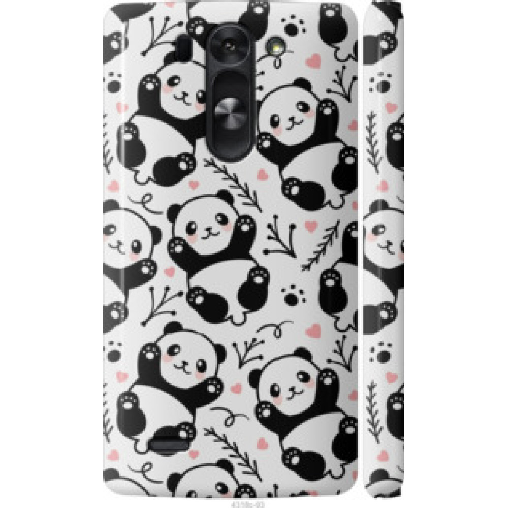 Чехол на LG G3s D724 Панды (4318c-93)