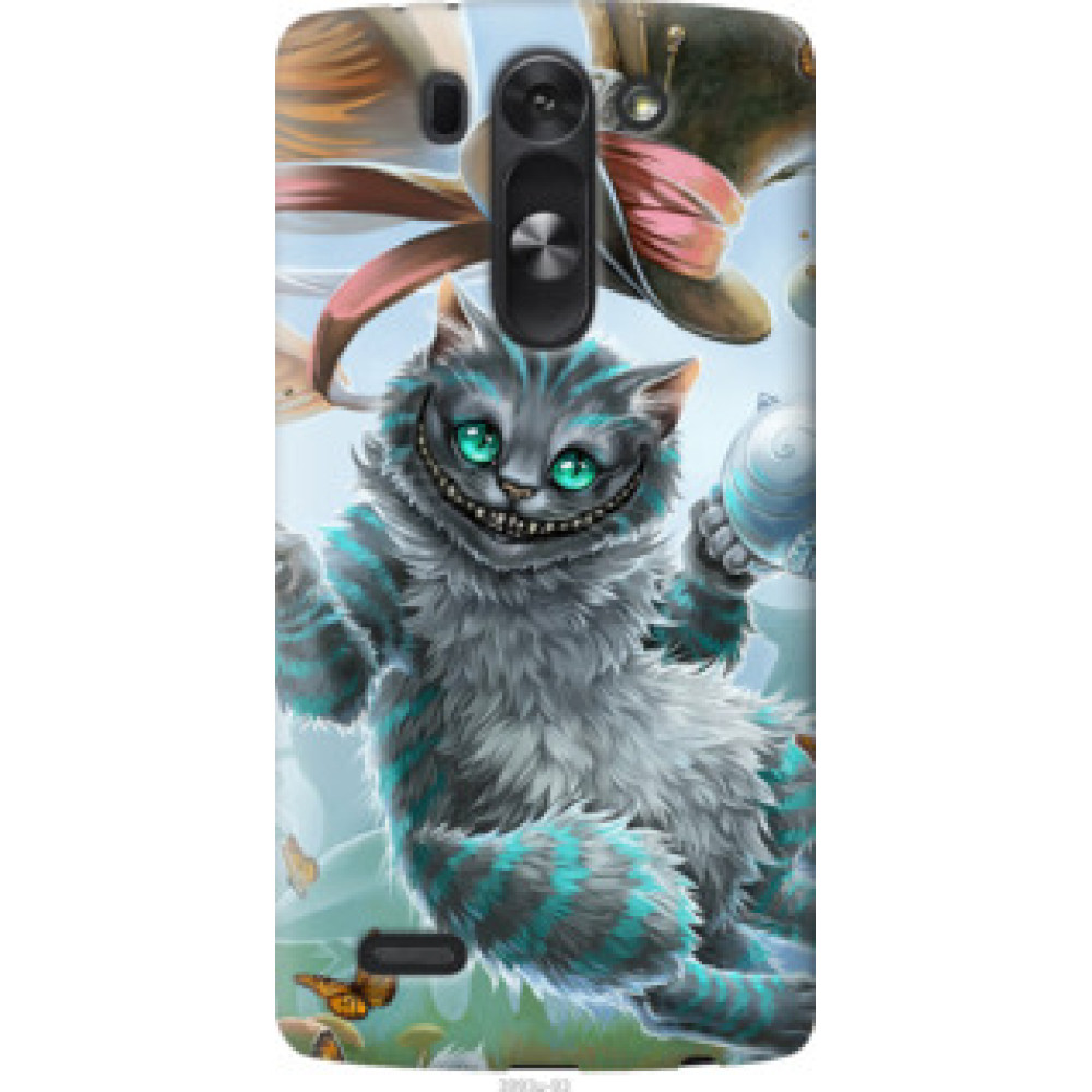 Чехол на LG G4 Stylus H540 Чеширский кот 2 (3993u-242)