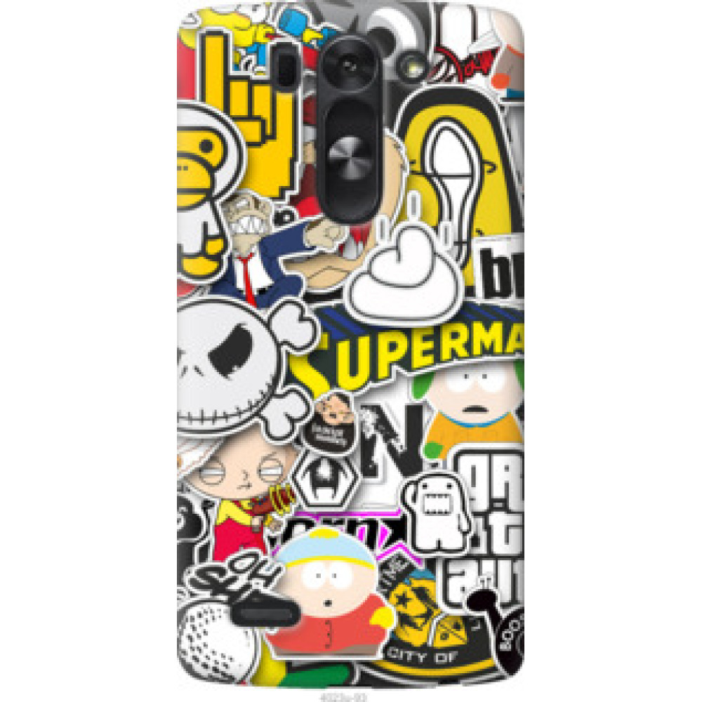 Чехол на LG G4 Stylus H540 Popular logos (4023u-242)