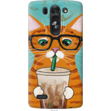 Чехол на LG G4 Stylus H540 Зеленоглазый кот в очках (4054u-242)