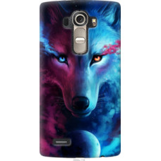 Чехол на LG G4 H815 Арт-волк (3999u-118)
