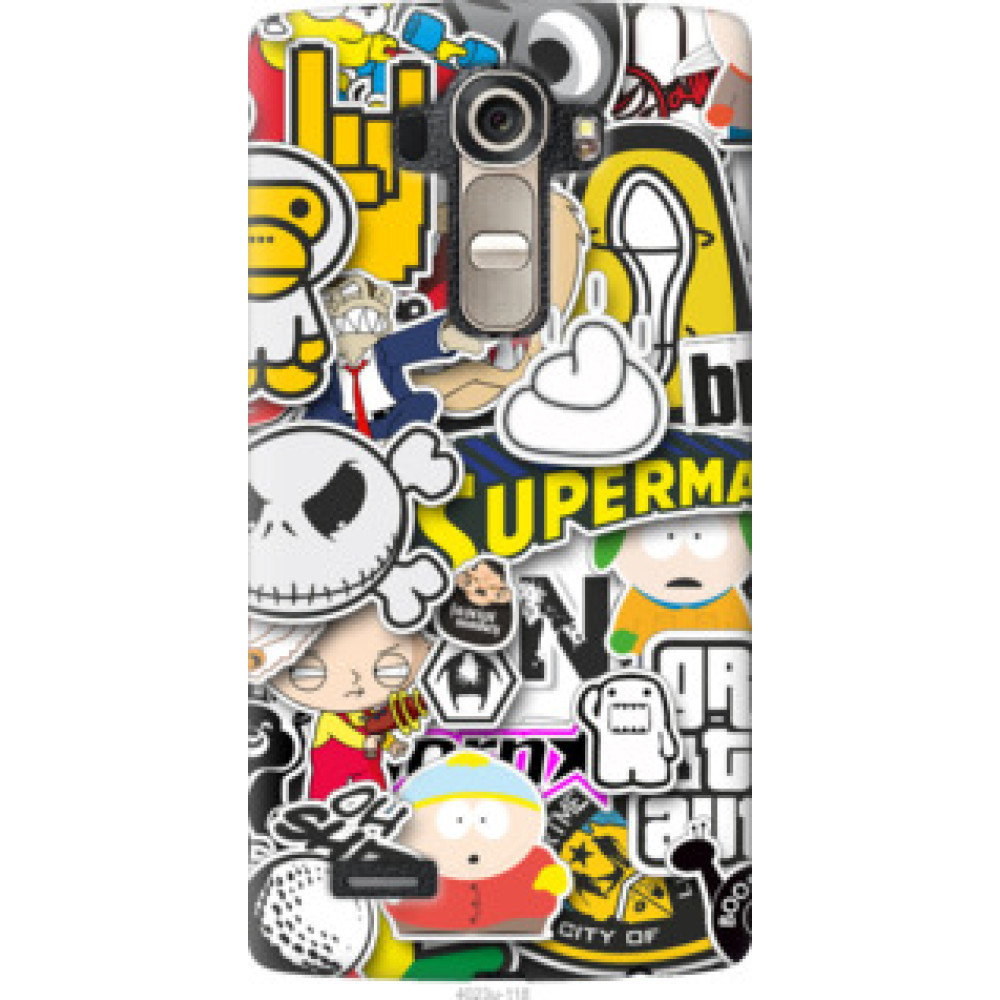 Чехол на LG G4 H815 Popular logos (4023u-118)
