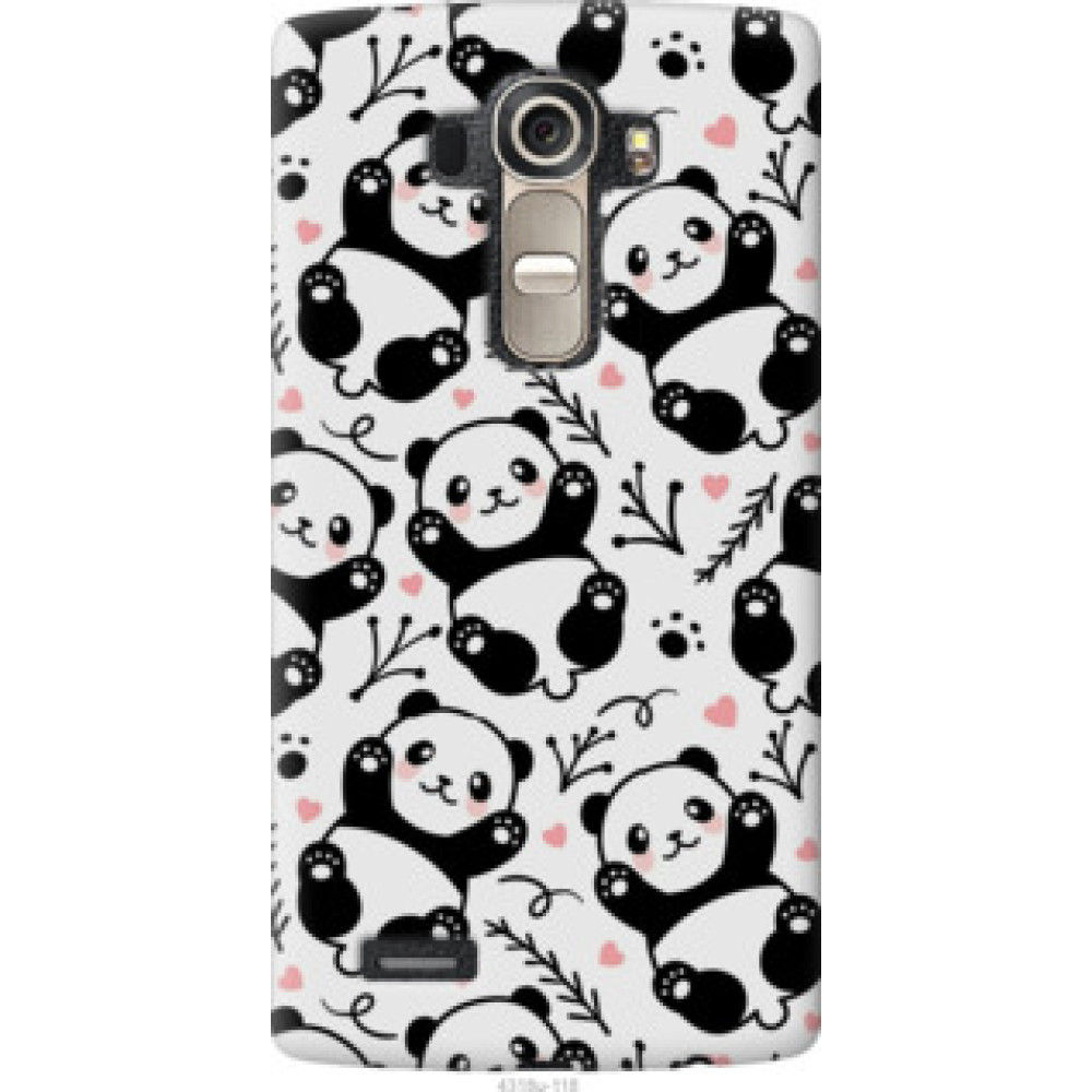 Чехол на LG G4 H815 Панды (4318u-118)