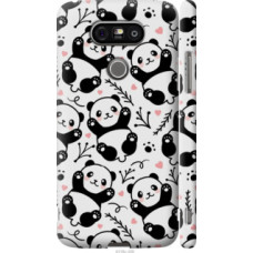 Чехол на LG G5 H860 Панды (4318c-348)