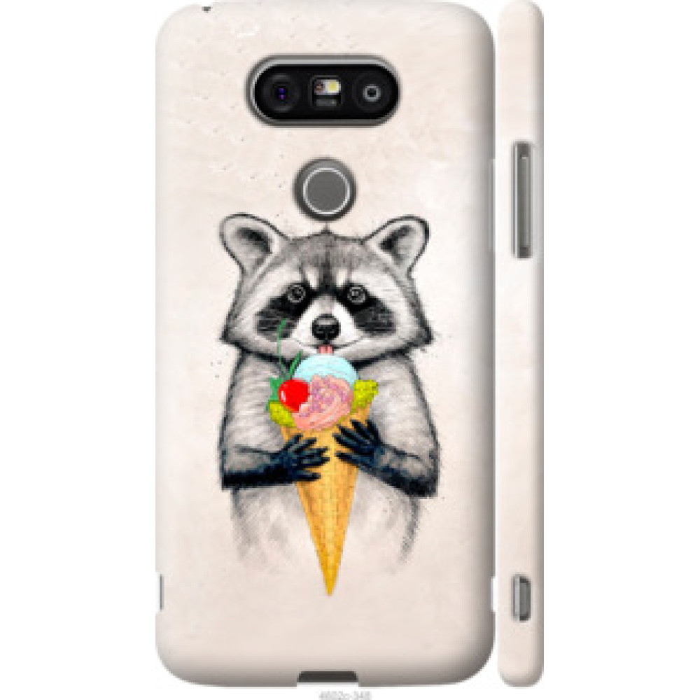 Чехол на LG G5 H860 Енотик с мороженым (4602c-348)