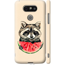 Чехол на LG G5 H860 Енотик с арбузом (4605c-348)