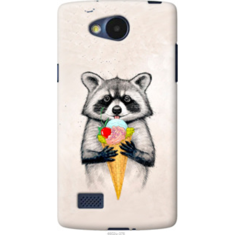 Чехол на LG Joy H220 Енотик с мороженым (4602u-376)