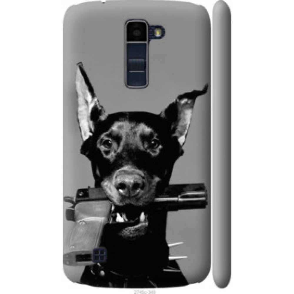 Чехол на LG K10 / K410 Доберман (2745c-349)