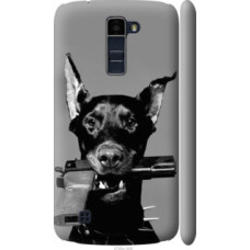 Чехол на LG K10 / K410 Доберман (2745c-349)