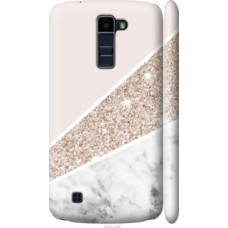 Чехол на LG K10 / K410 Пастельный мрамор (4342c-349)