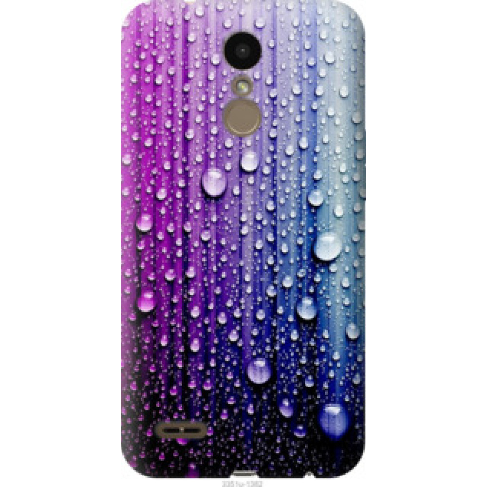 Чехол на LG K10 2018 Капли воды (3351u-1382)